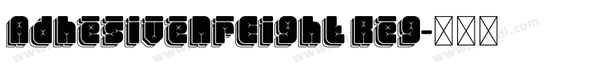 AdhesiveNrEight Reg字体转换